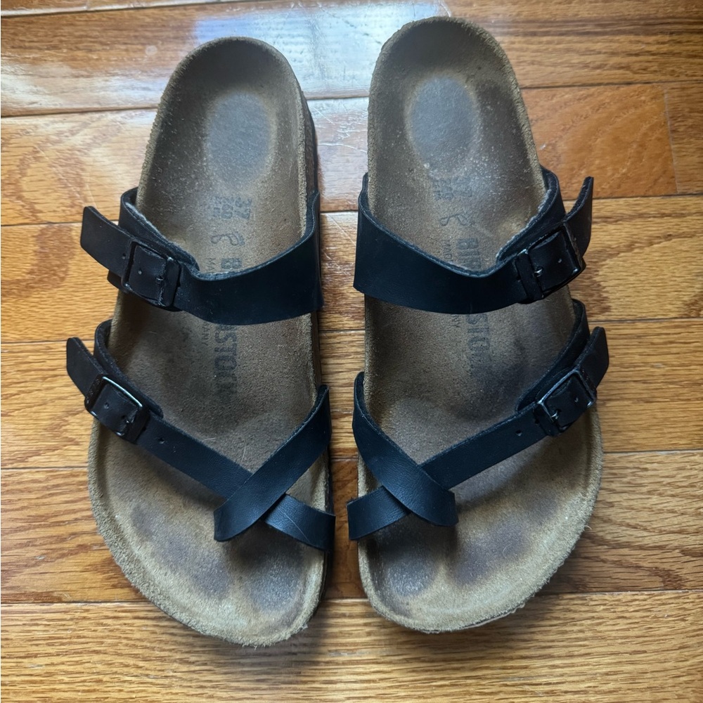 Birkenstock Mayari size 37 6-6.5 women's black